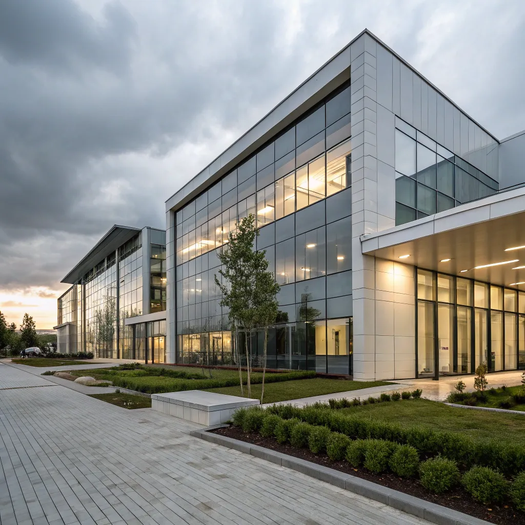 Modern office building exterior